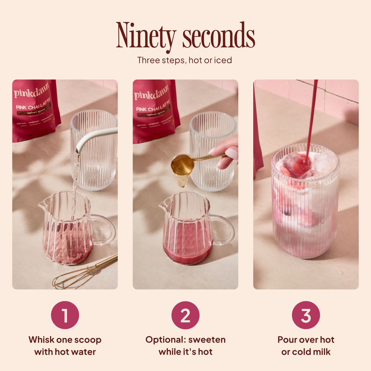Pink Chai Latte - Velvet Spice (Pouch)